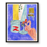 Goldfish And Sculpture - WALL MOUNT FRAME