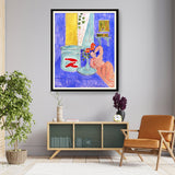 Goldfish And Sculpture - WALL MOUNT FRAME