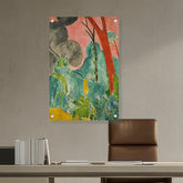 Abstract - Moderen - Moroccan Garden - Acrylic Wall Photo