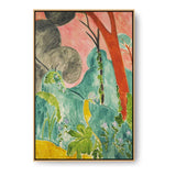 Moroccan Garden - FLOATING FRAME