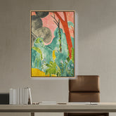 Abstract - Moderen - Moroccan Garden - FLOATING FRAME