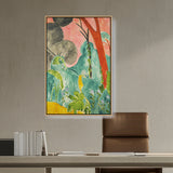 Abstract - Moderen - Moroccan Garden - FLOATING FRAME