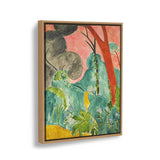 Moroccan Garden - FLOATING FRAME