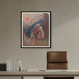 Abstract - Moderen - Jacob And The Angel - WALL MOUNT FRAME