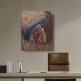 Abstract - Moderen - Jacob And The Angel - Wall Canvas