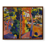 Bridge Over The Riou - Framed Canvas