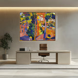 Abstract - Moderen - Bridge Over The Riou - FLOATING FRAME