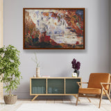 Tribulations Of Saint Anthony - Framed Canvas