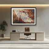 Abstract - Moderen - Tribulations Of Saint Anthony - WALL MOUNT FRAME