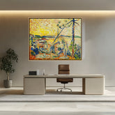 Abstract - Moderen - Luxe, Calme Et Volupte - FLOATING FRAME