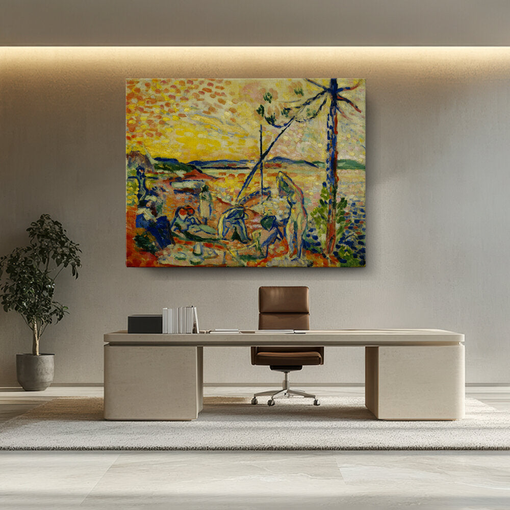 Abstract - Moderen - Luxe, Calme Et Volupte - Wall Canvas