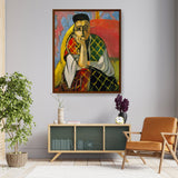 Woman With A Veil - Framed Canvas