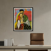 Abstract - Moderen - Woman With A Veil - WALL MOUNT FRAME