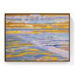 View From The Dunes With Beach - FLOATING FRAME