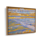View From The Dunes With Beach - FLOATING FRAME