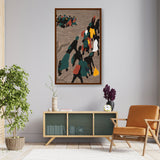 The Migration Gained In Moment - Framed Canvas