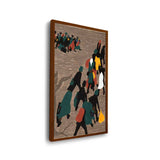 The Migration Gained In Moment - Framed Canvas