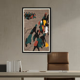 Abstract - Moderen - The Migration Gained In Moment - WALL MOUNT FRAME