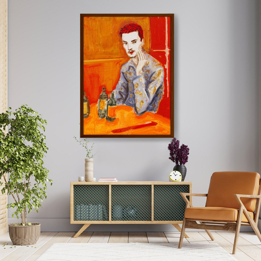 Abstract - Moderen - Jake At The New Viet Huong - Framed Canvas