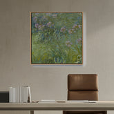 Abstract - Moderen - Agapanthus - FLOATING FRAME