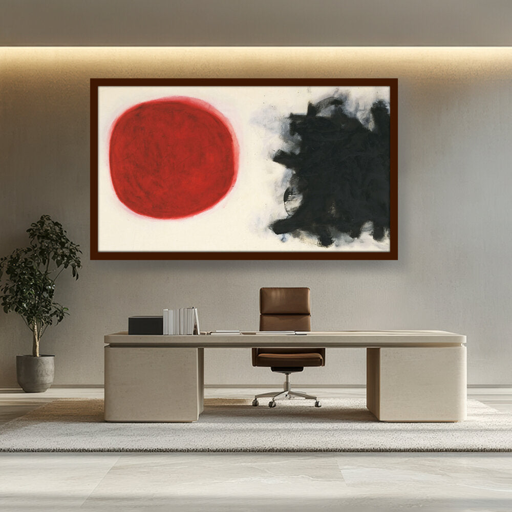 Abstract - Moderen - Blast - Framed Canvas