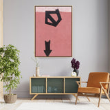 Descending Arrow - FLOATING FRAME