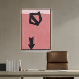 Abstract - Moderen - Descending Arrow - FLOATING FRAME