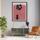Descending Arrow - WALL MOUNT FRAME