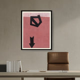 Abstract - Moderen - Descending Arrow - WALL MOUNT FRAME