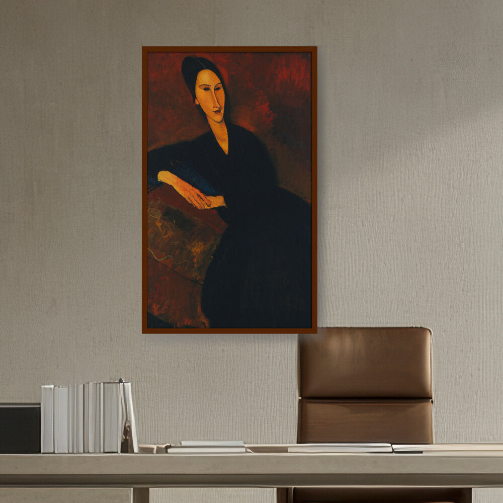 Abstract - Moderen - Anna Zborowska - Framed Canvas