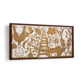 Amerika VIII - Framed Canvas