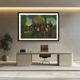 Abstract - Moderen - The Proclamation Of America - WALL MOUNT FRAME