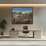 Abstract - Moderen - Cleopatra's Barge - Framed Canvas