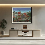 Abstract - Moderen - Cleopatra's Barge - WALL MOUNT FRAME