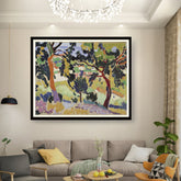 Abstract - Moderen - Artichoke Is An Owl - WALL MOUNT FRAME