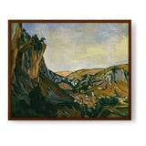 Valley Of The Lot At Vers - Framed Canvas