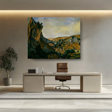 Abstract - Moderen - Valley Of The Lot At Vers - Wall Canvas