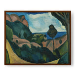 Landscape Near Cassis - Framed Canvas