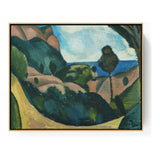 Landscape Near Cassis - FLOATING FRAME