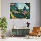 Landscape Near Cassis - FLOATING FRAME