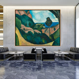 Abstract - Moderen - Landscape Near Cassis - FLOATING FRAME