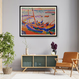 Fishing Boats, Collioure - WALL MOUNT FRAME