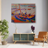 Fishing Boats, Collioure - Wall Canvas