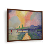 Charing Cross Bridge, London - Framed Canvas