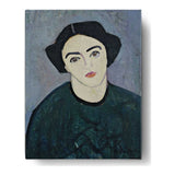 Madame Derain In Green - Wall Canvas