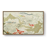 Battle Of Fishes - FLOATING FRAME