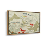 Battle Of Fishes - FLOATING FRAME