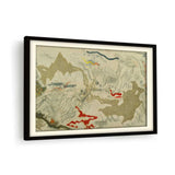 Battle Of Fishes - WALL MOUNT FRAME