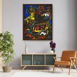 Meditation On An Oak Leaf - Framed Canvas