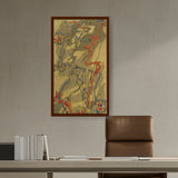 Abstract - Moderen - Figure - Framed Canvas